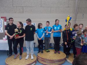 le podium de l'équipe St Loise